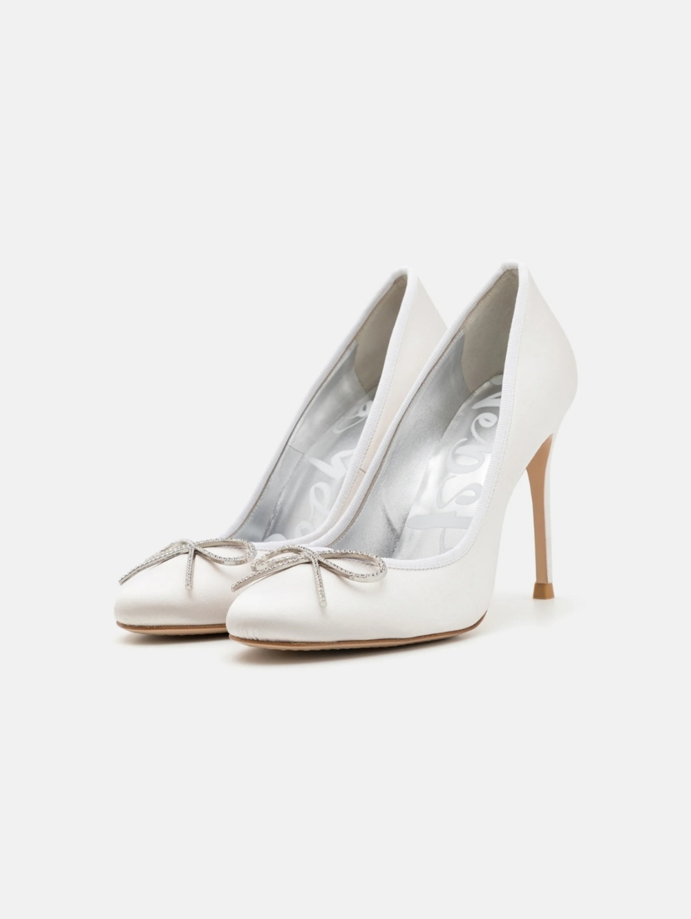 Sophia Webster New NIB Pirouette Ballet Bridal Ivory White Pump High Heels Satin